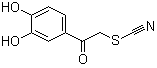 Thiocyanic acid 2-(3,4-dihydroxyphenyl)-2-oxoethyl ester molecular structure (CAS 101714-41-4)