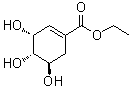Shikimic acid ethyl ester molecular structure (CAS 101769-63-5)