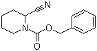 structure of CAS# 1017788-63-4, 1-Cbz-2-cyanopiperidine