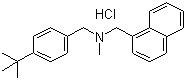 structure of CAS# 101827-46-7, Butenafine hydrochloride;N-(4-tert-Butylbenzyl)-N-methyl-1-naphthalenemethylamine hydrochloride