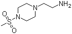 4-(Methylsulfonyl)-1-piperazineethanamine molecular structure (CAS 1018305-83-3)