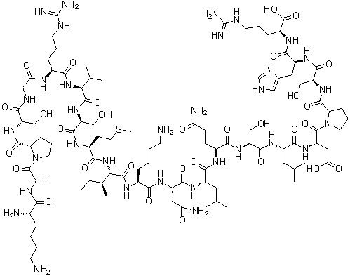 7-27-Cholecystokinin-39 (swine) molecular structure (CAS 101831-07-6)