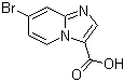 7-Bromoimidazo[1,2-a]pyridine-3-carboxylic acid molecular structure (CAS 1019021-93-2)