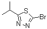 2-Bromo-5-(1-methylethyl)-1,3,4-thiadiazole molecular structure (CAS 1019111-62-6)