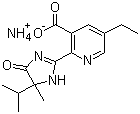 Imazethapyr ammonium molecular structure (CAS 101917-66-2)