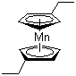 Bis(ethylcyclopentadienyl)manganese molecular structure (CAS 101923-26-6)