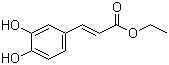 结构式 CAS# 102-37-4, 咖啡酸乙酯; 3,4-二羟基肉桂酸乙酯