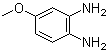 structure of CAS# 102-51-2, 4-Methoxy-1,2-benzenediamine;2-Amino-4-methoxy aniline; 3,4-Diaminoanisole; 4-Methoxy-1,2-diaminobenzene