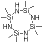 Octamethylcyclotetrasilazane molecular structure (CAS 1020-84-4)