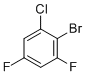 2-Bromo-1-chloro-3,5-difluorobenzene molecular structure (CAS 1020198-58-6)