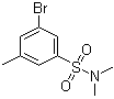 3-Bromo-N,N-dimethyl-5-methylbenzenesulfonamide molecular structure (CAS 1020252-92-9)