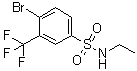 4-Bromo-N-ethyl-3-(trifluoromethyl)benzenesulfonamide molecular structure (CAS 1020252-99-6)