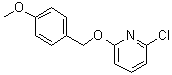 2-Chloro-6-[(4-methoxyphenyl)methoxy]pyridine molecular structure (CAS 1020253-23-9)