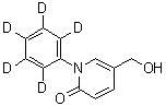 5-(Hydroxymethyl)-1-(phenyl-2,3,4,5,6-d<sub>5</sub>)-2(1H)-pyridinone molecular structure (CAS 1020719-52-1)