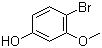 4-Bromo-3-methoxyphenol molecular structure (CAS 102127-34-4)