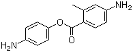 4-氨基-2-甲基苯甲酸 4-氨基苯酯分子结构 (CAS 1021396-69-9)
