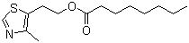 4-Methyl-5-thiazolylethanyl octanoate molecular structure (CAS 102175-98-4)