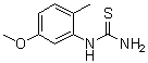 N-(5-甲氧基-2-甲基苯基)硫脲分子结构 (CAS 1022320-88-2)