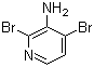 结构式 CAS# 102249-45-6, 3-氨基-2,4-二溴吡啶