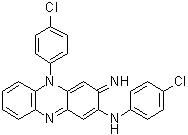 结构式 CAS# 102262-55-5, N,5-双(4-氯苯基)-3,5-二氢-3-亚氨基-2-吩嗪胺