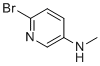 6-溴-N-甲基吡啶-3-胺分子结构 (CAS 1022641-52-6)