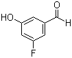 structure of CAS# 1023290-12-1, 3-Fluoro-5-hydroxybenzaldehyde