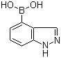 1H-吲唑-4-硼酸分子结构 (CAS 1023595-17-6)