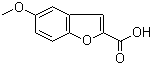 structure of CAS# 10242-08-7, 5-Methoxybenzofuran-2-carboxylic acid;5-Methoxy-1-benzofuran-2-carboxylic acid