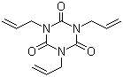 三烯丙基异氰脲酸酯分子结构 (CAS 1025-15-6)