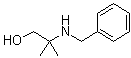 2-(苄基氨基)-2-甲基-1-丙醇分子结构 (CAS 10250-27-8)