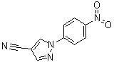1-(4-硝基苯基)-1H-吡唑-4-甲腈分子结构 (CAS 102539-56-0)