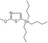 structure of CAS# 1025744-42-6, 2-Methoxy-5-(tributylstannyl)thiazole