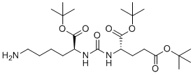 结构式 CAS# 1025796-31-9, (S)-二-叔-丁基2-(3-((S)-6-氨基-1-(叔-丁氧基)-1-氧代己烷-2-基)脲基)戊烷二酸酯