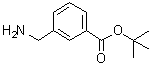 3-氨基甲基-苯甲酸叔丁酯分子结构 (CAS 102638-45-9)