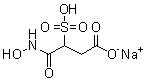 4-(羟基氨基)-4-氧代-3-磺基丁酸钠盐分子结构 (CAS 1026417-71-9)