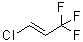反式-3,3,3-三氟-1-氯丙烯分子结构 (CAS 102687-65-0)
