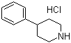 4-苯基哌啶盐酸盐分子结构 (CAS 10272-49-8)