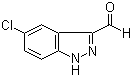 结构式 CAS# 102735-84-2, 5-氯-1H-吲唑-3-甲醛
