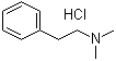 N,N-二甲基苯乙胺盐酸盐分子结构 (CAS 10275-21-5)