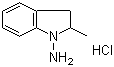 结构式 CAS# 102789-79-7, 1-氨基-2-甲基吲哚啉盐酸盐