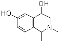 1,2,3,4-Tetrahydro-1,2-dimethyl-4,6-isoquinolinediol molecular structure (CAS 102830-16-0)