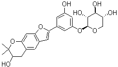 桑皮苷 C分子结构 (CAS 102841-43-0)
