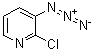 3-叠氮基-2-氯吡啶分子结构 (CAS 102934-51-0)