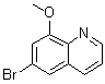structure of CAS# 103028-32-6, 6-Bromo-8-methoxyquinoline
