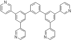 1,3-双(3,5-二吡啶-3-基苯基)苯分子结构 (CAS 1030380-38-1)
