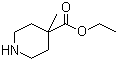 structure of CAS# 103039-88-9, Ethyl 4-methylpiperidine-4-carboxylate;4-Methylpiperidin-4-carboxylic acid ethyl ester; 4-Methylisonipecotic acid ethyl ester
