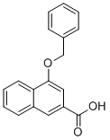 4-(苄氧基)-2-萘甲酸分子结构 (CAS 1031223-87-6)