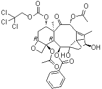 7-O-(2,2,2-Trichloroethoxycarbonyl)baccatin III molecular structure (CAS 103150-33-0)