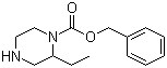 2-乙基-1-哌嗪甲酸苯甲酯分子结构 (CAS 1031927-00-0)