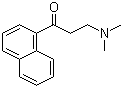 3-(二甲基氨基)-1-(萘-1-基)丙-1-酮分子结构 (CAS 10320-49-7)
